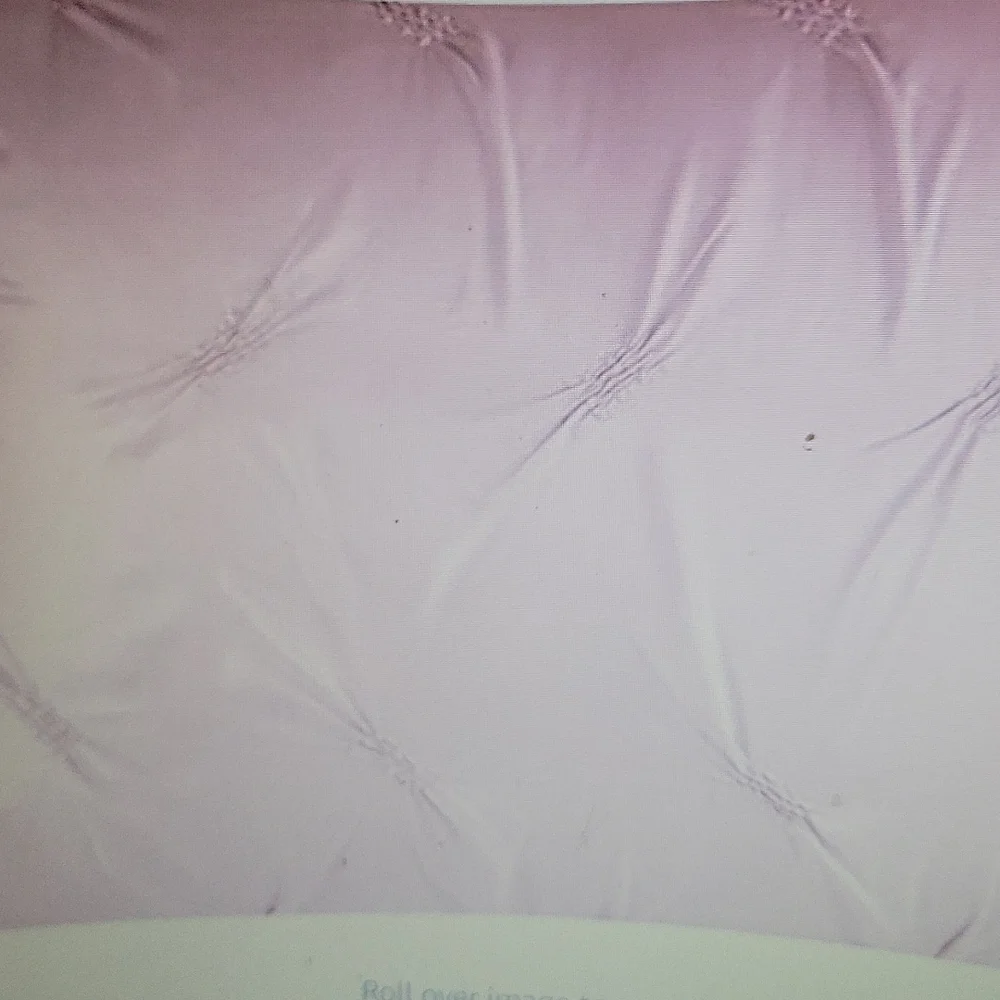 Heritage Club Pink Twin Comforter/Sham Embroidery Polyester Washable 66x86